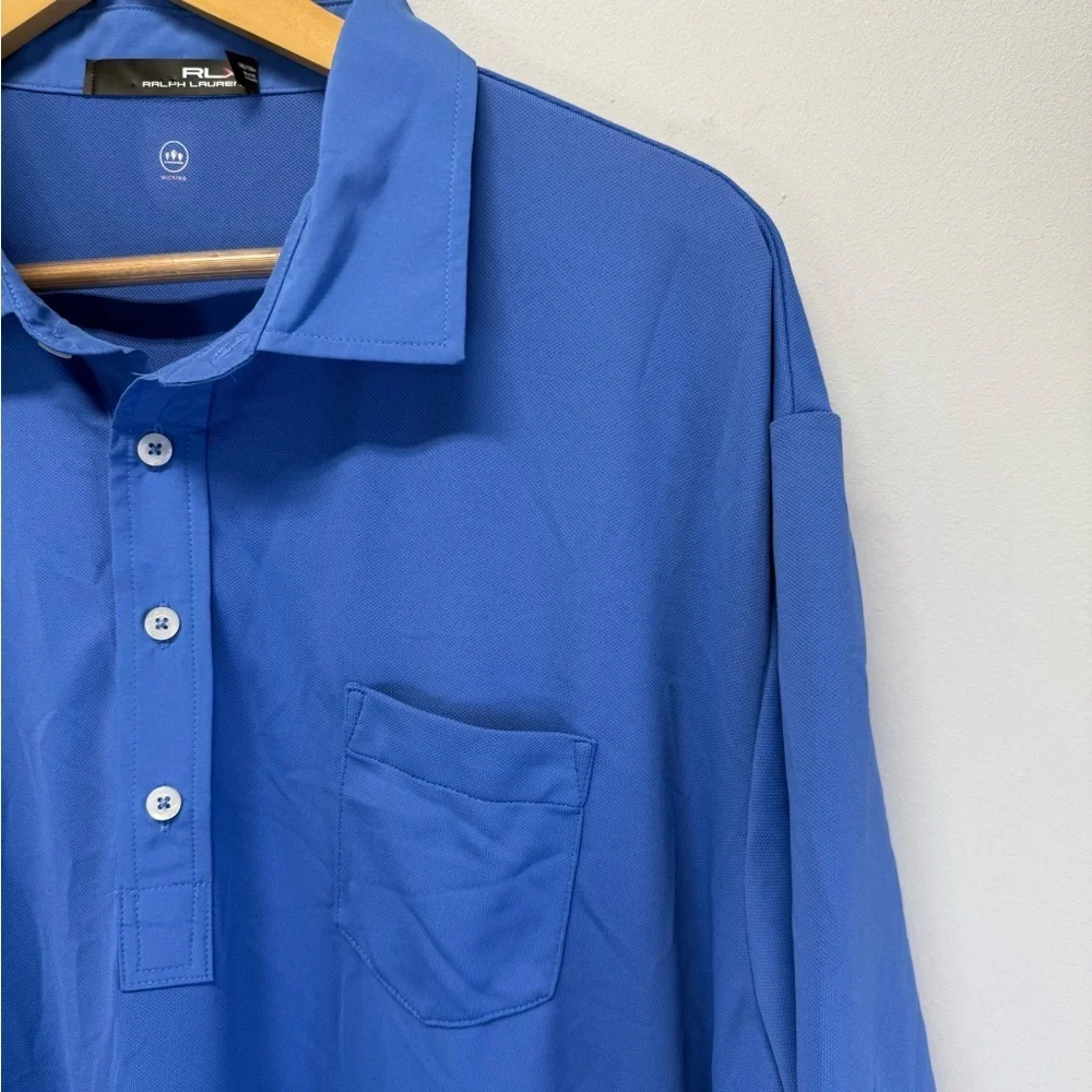 Ralph Lauren Classic RLX Blue Polo Shirt Men’s XL NWOT